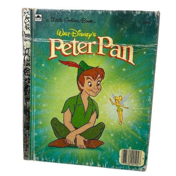 A Little Golden Book Peter Pan 1989 Vintage - Picture 1 of 4